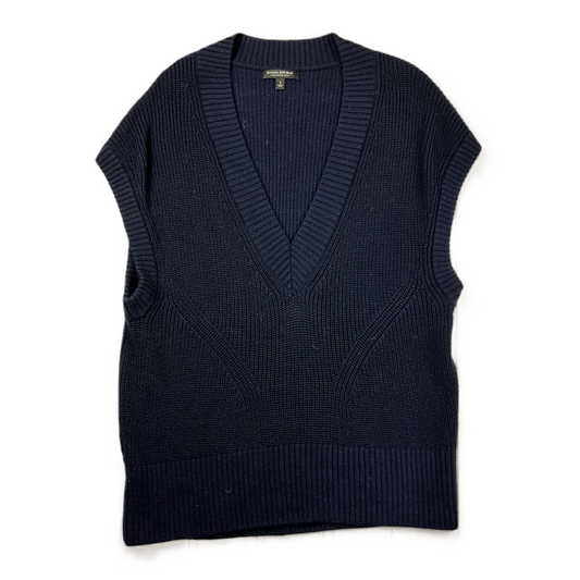 Navy Vest Sweater By Banana Republic, Size: S