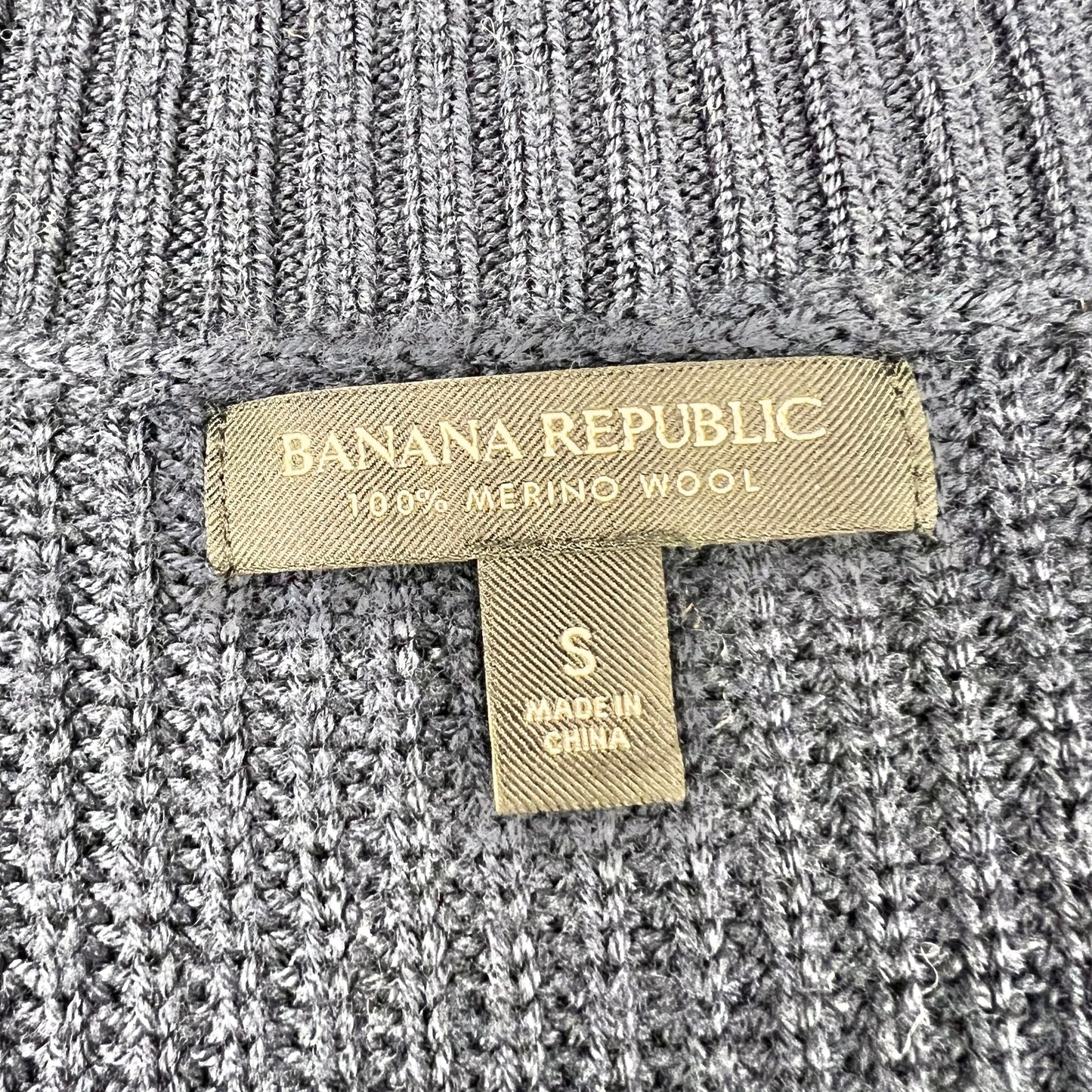 Navy Vest Sweater By Banana Republic, Size: S