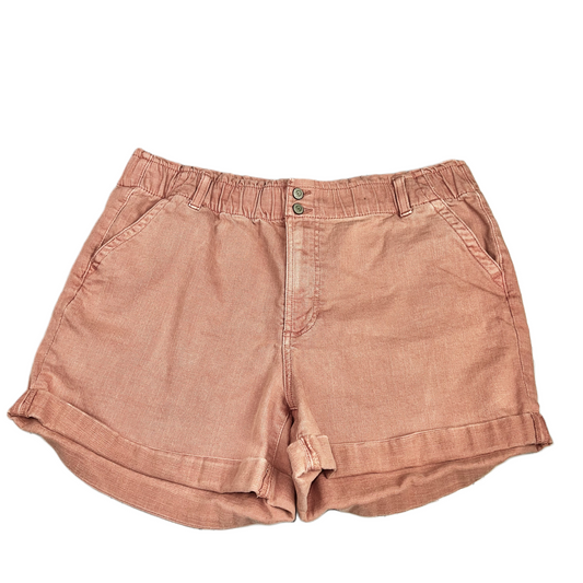 Red Denim Shorts By Sonoma, Size: 16