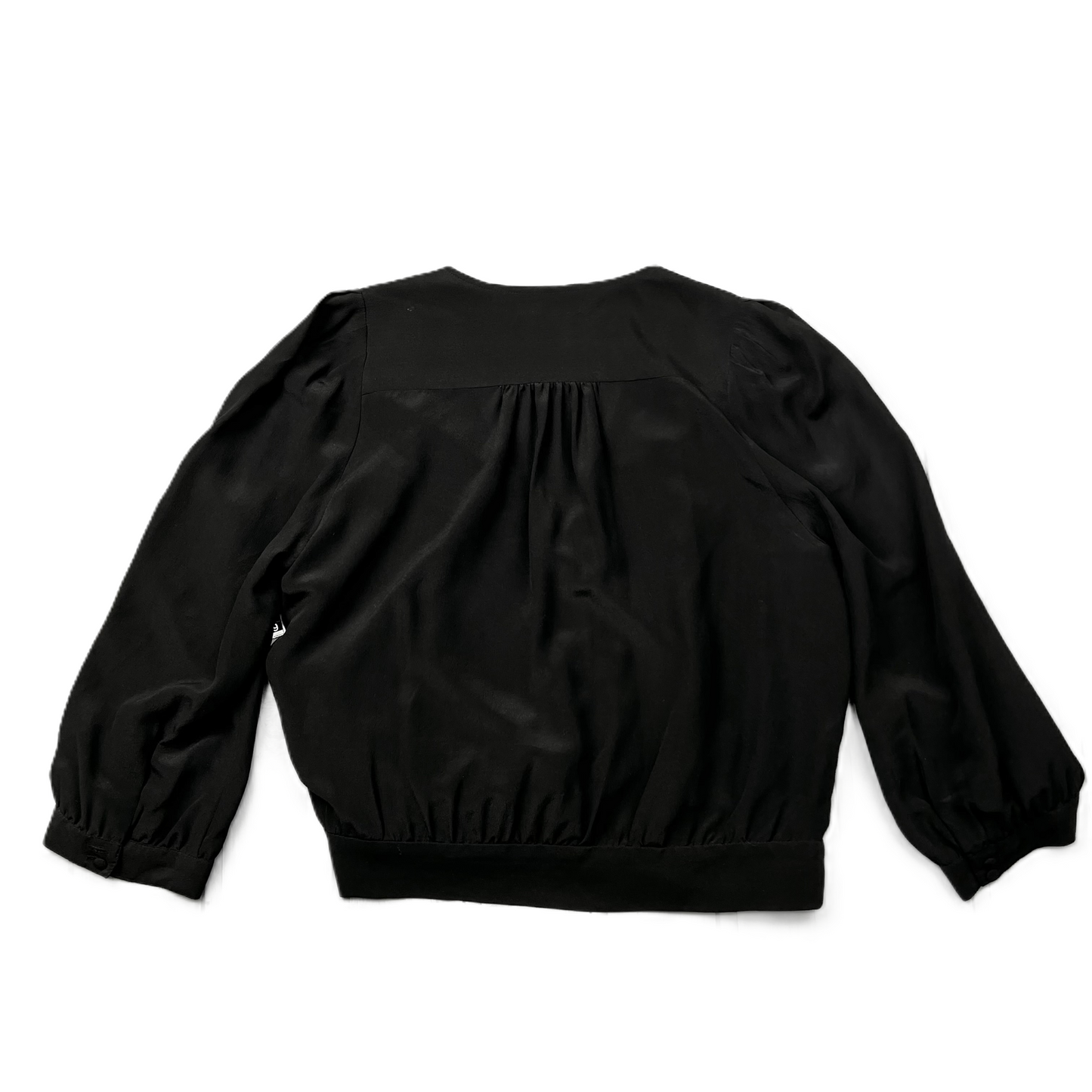 Black Blouse 3/4 Sleeve By Madewell, Size: M