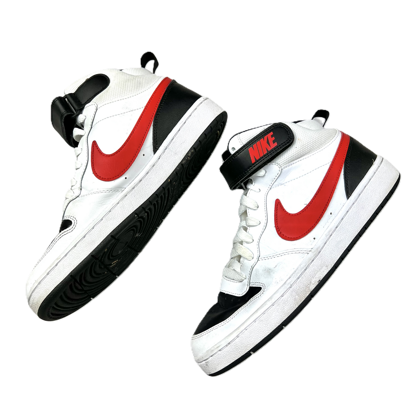 Black & Red Shoes Sneakers By Nike, Size: 8.5