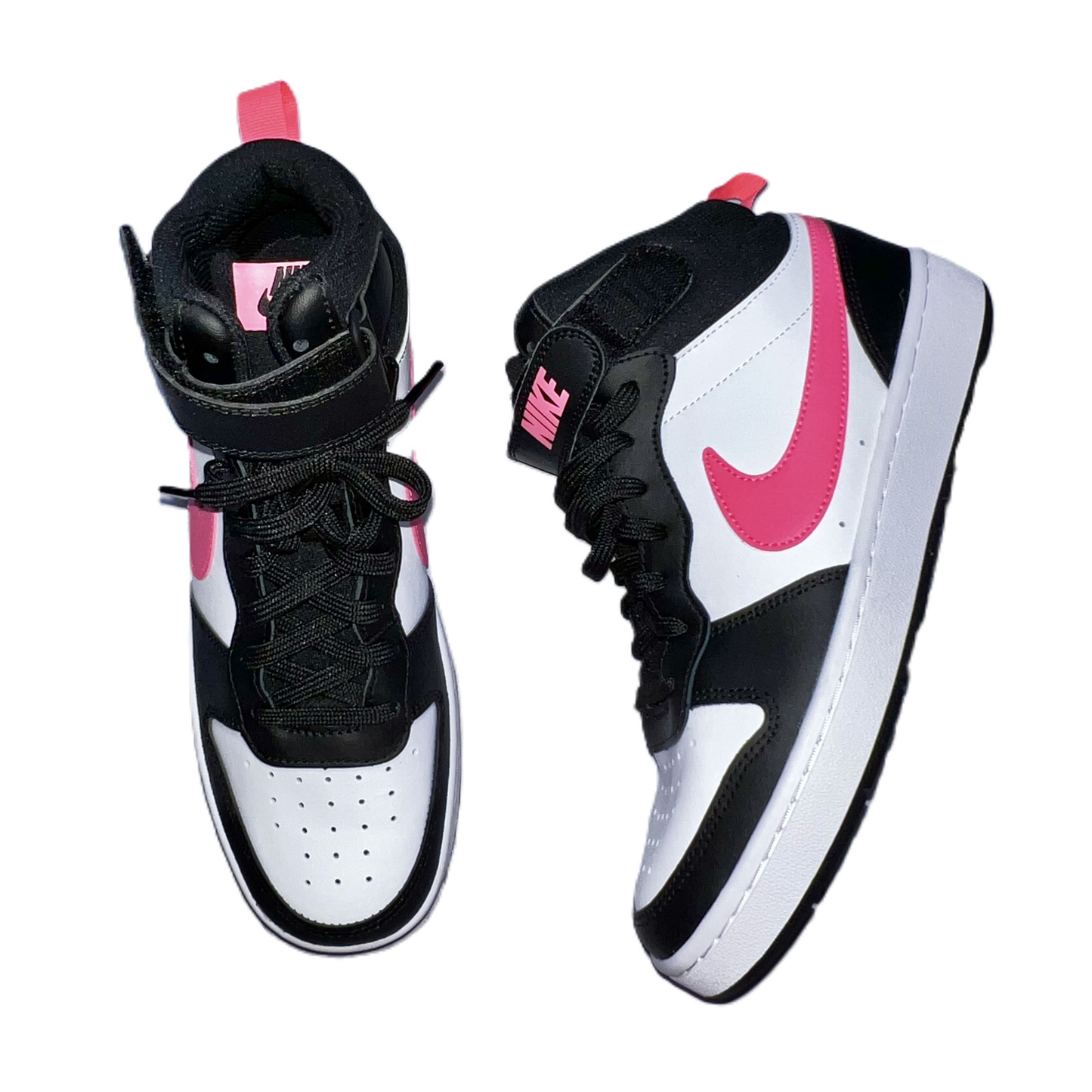 Shoes Sneakers By Nike In Black & Pink, Size: 8.5