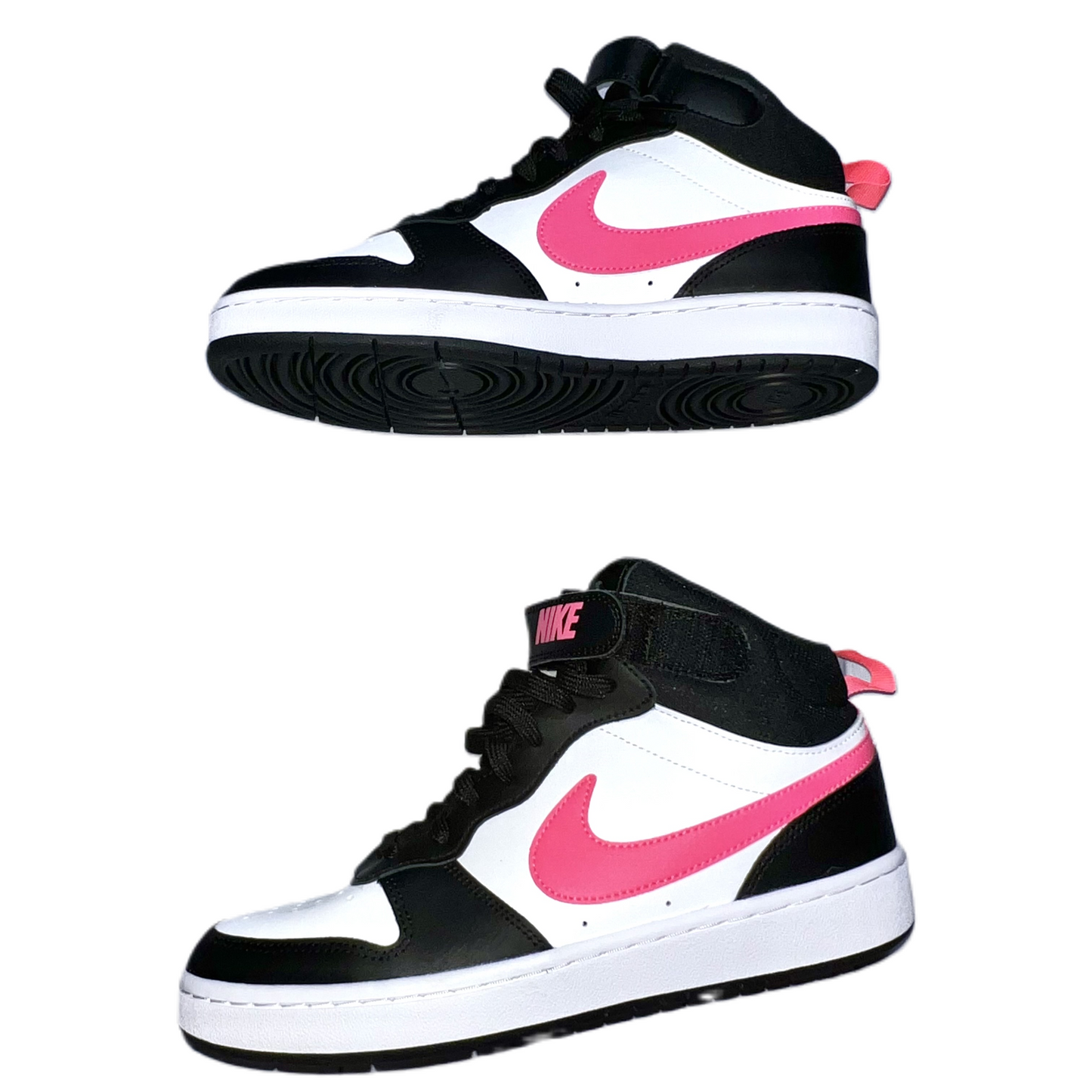 Shoes Sneakers By Nike In Black & Pink, Size: 8.5