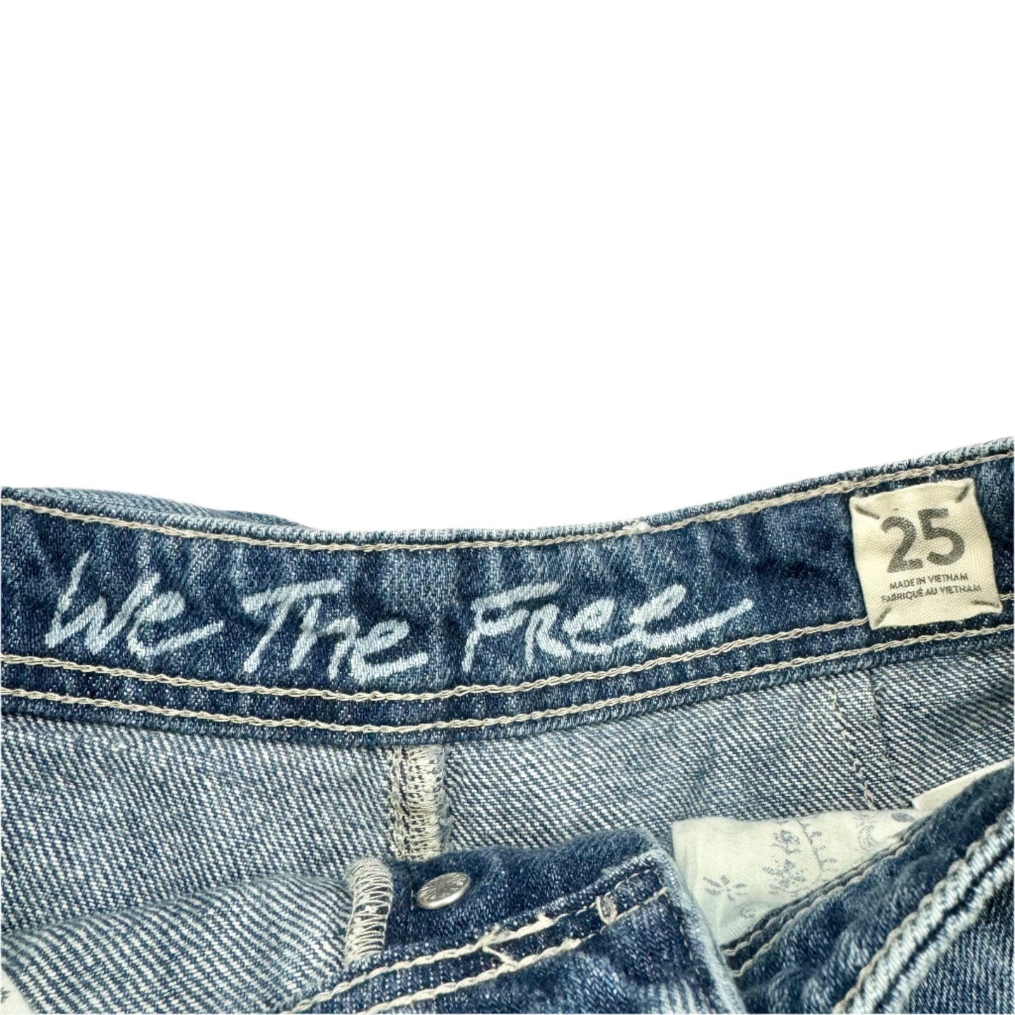 Jeans Straight By We The Free In Blue Denim, Size: 0