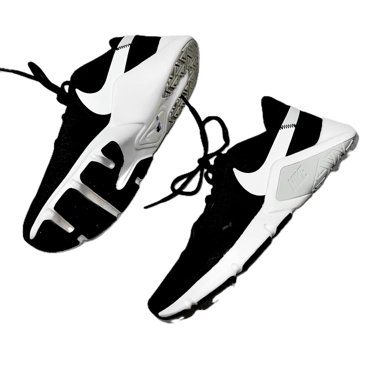 Black & White Shoes Athletic By Nike, Size: 8