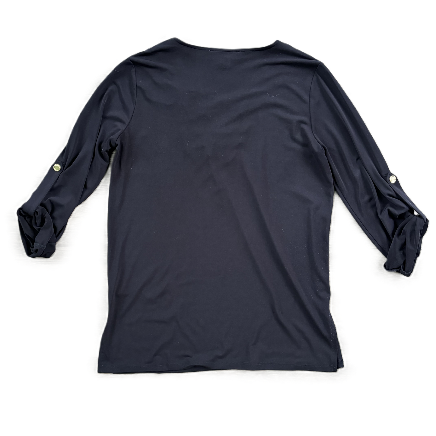 Top Long Sleeve Designer By Michael Kors In Black, Size: M