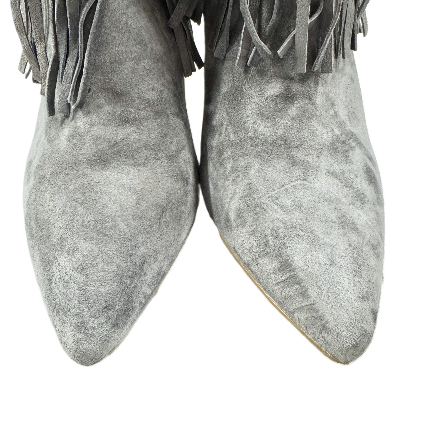 Boots Ankle Heels By Steve Madden In Grey, Size: 9