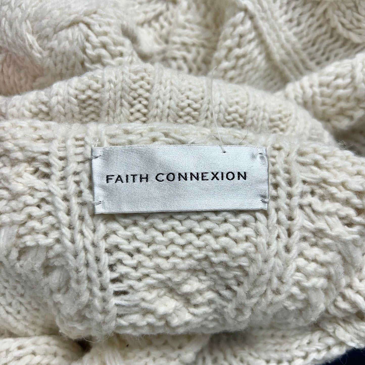 Sweater By Faith Connection In Cream, Size: M