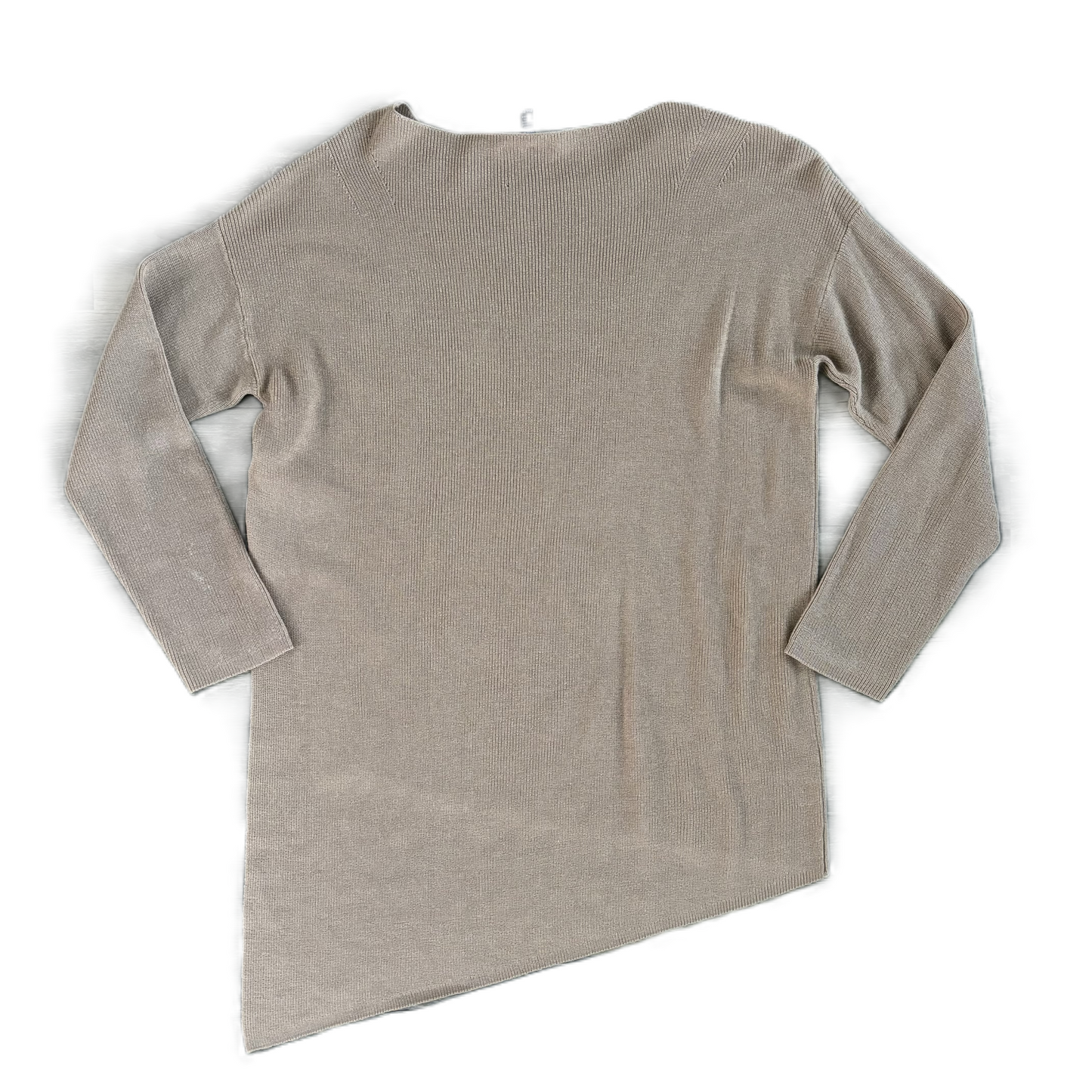 Top Long Sleeve By Eileen Fisher In Brown, Size: Mp