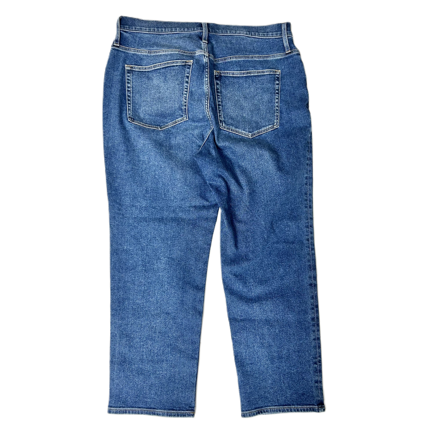 Jeans Straight By J. Crew In Blue Denim, Size: 16