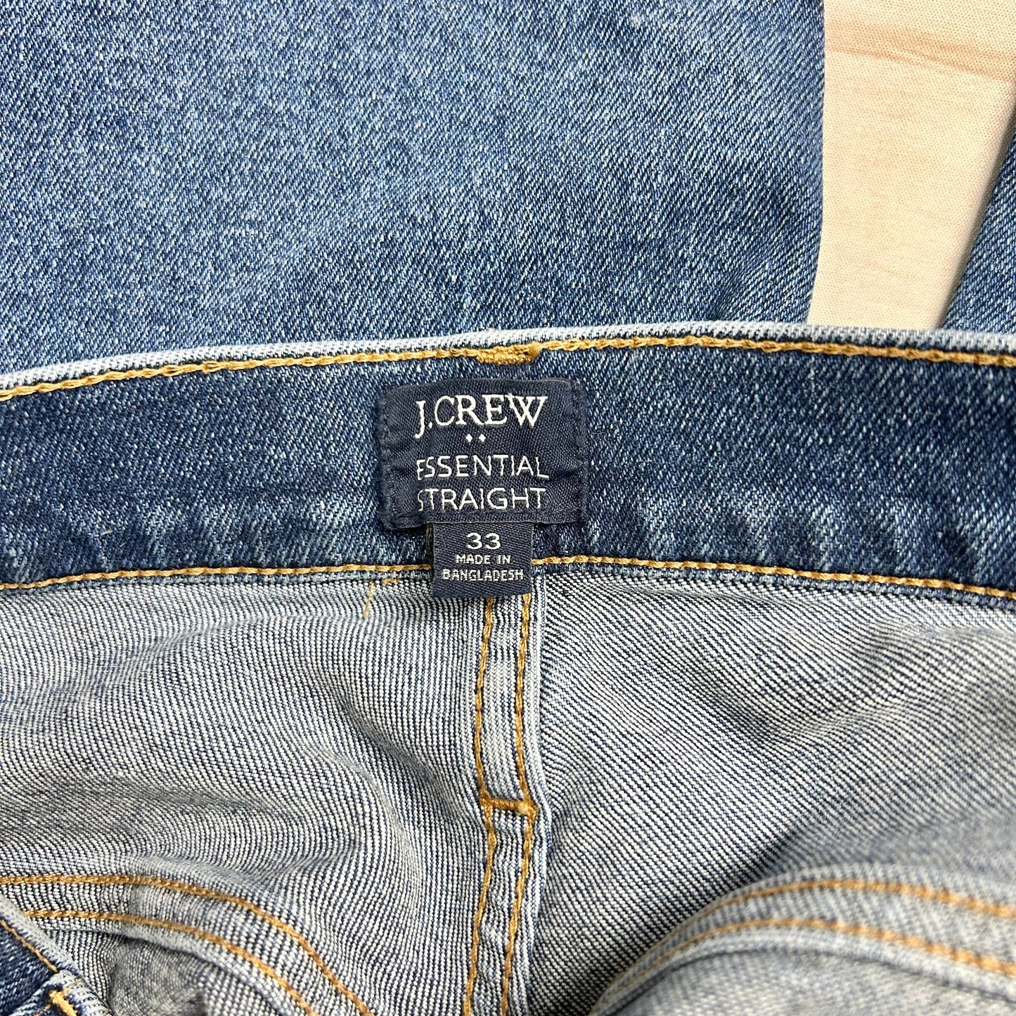 Jeans Straight By J. Crew In Blue Denim, Size: 16