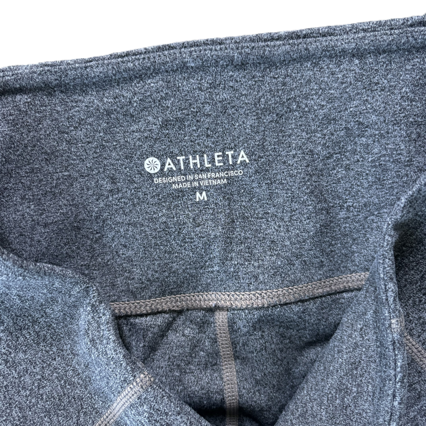 Athletic Leggings By Athleta In Grey, Size: M