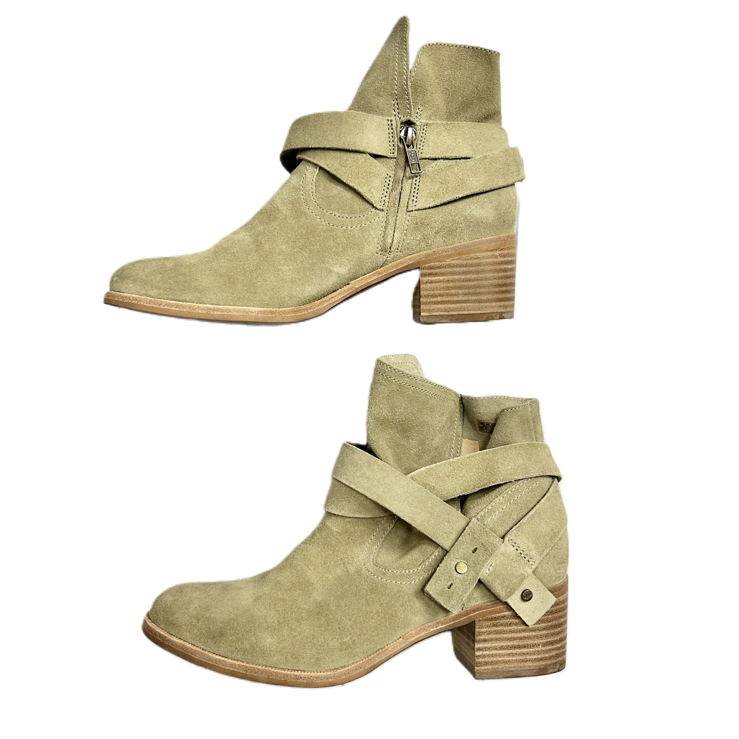 Boots Designer By Ugg In Green, Size: 9.5