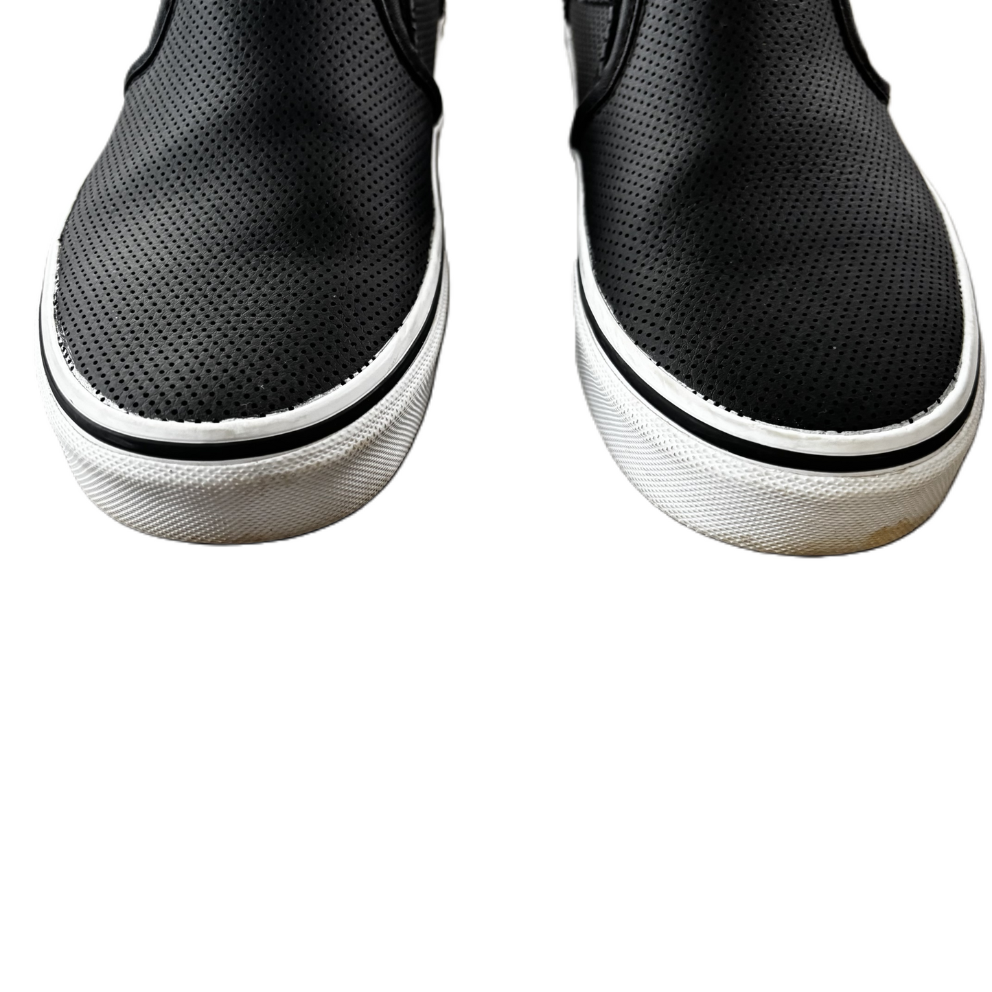 Shoes Sneakers By Vans In Black & White, Size: 8