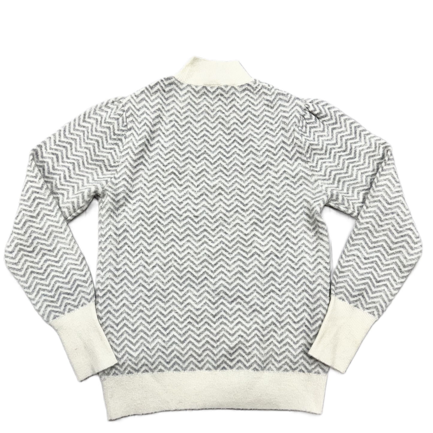 Sweater By J. Crew In Grey & White, Size: S