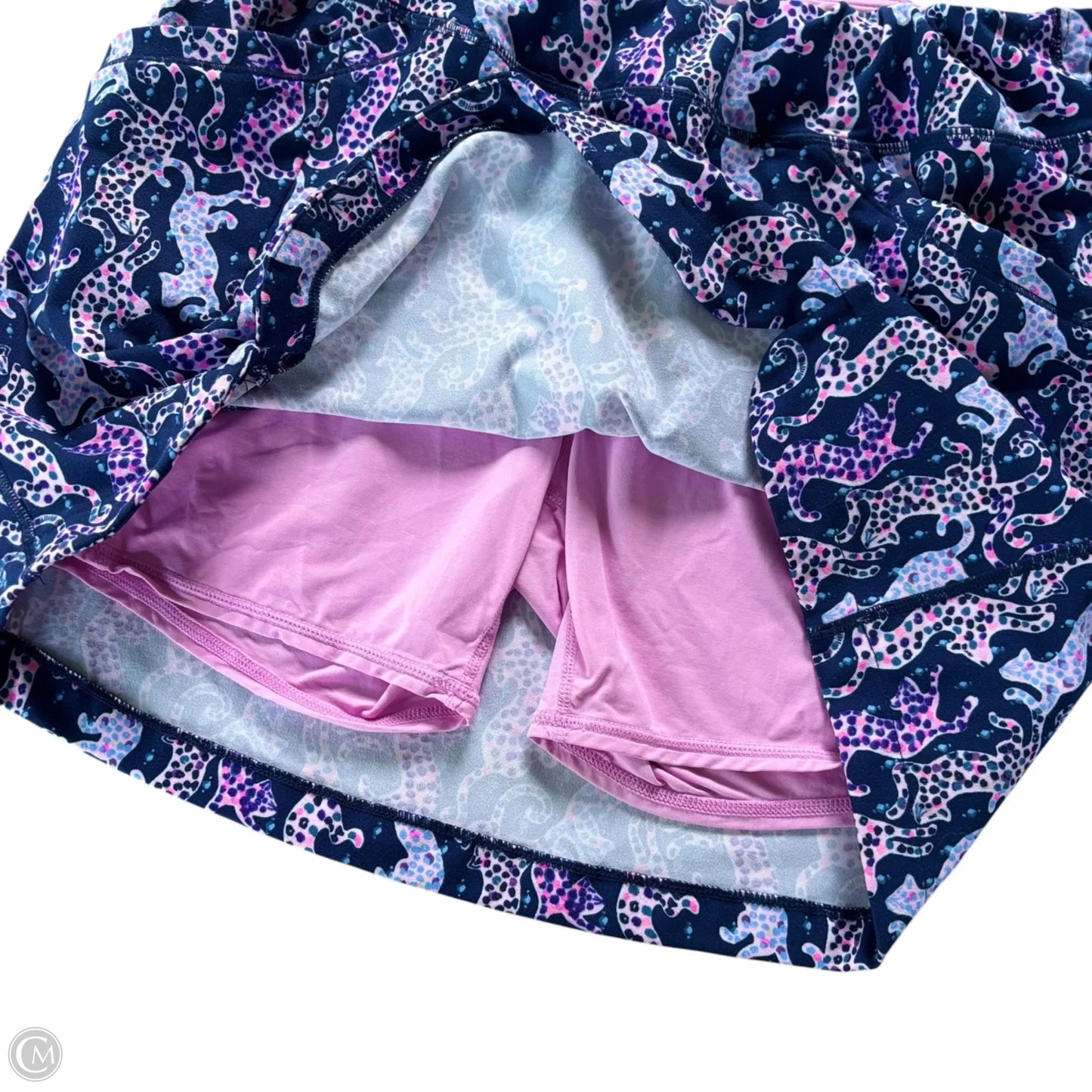 Skort Designer By Lilly Pulitzer In Blue & Purple, Size: L