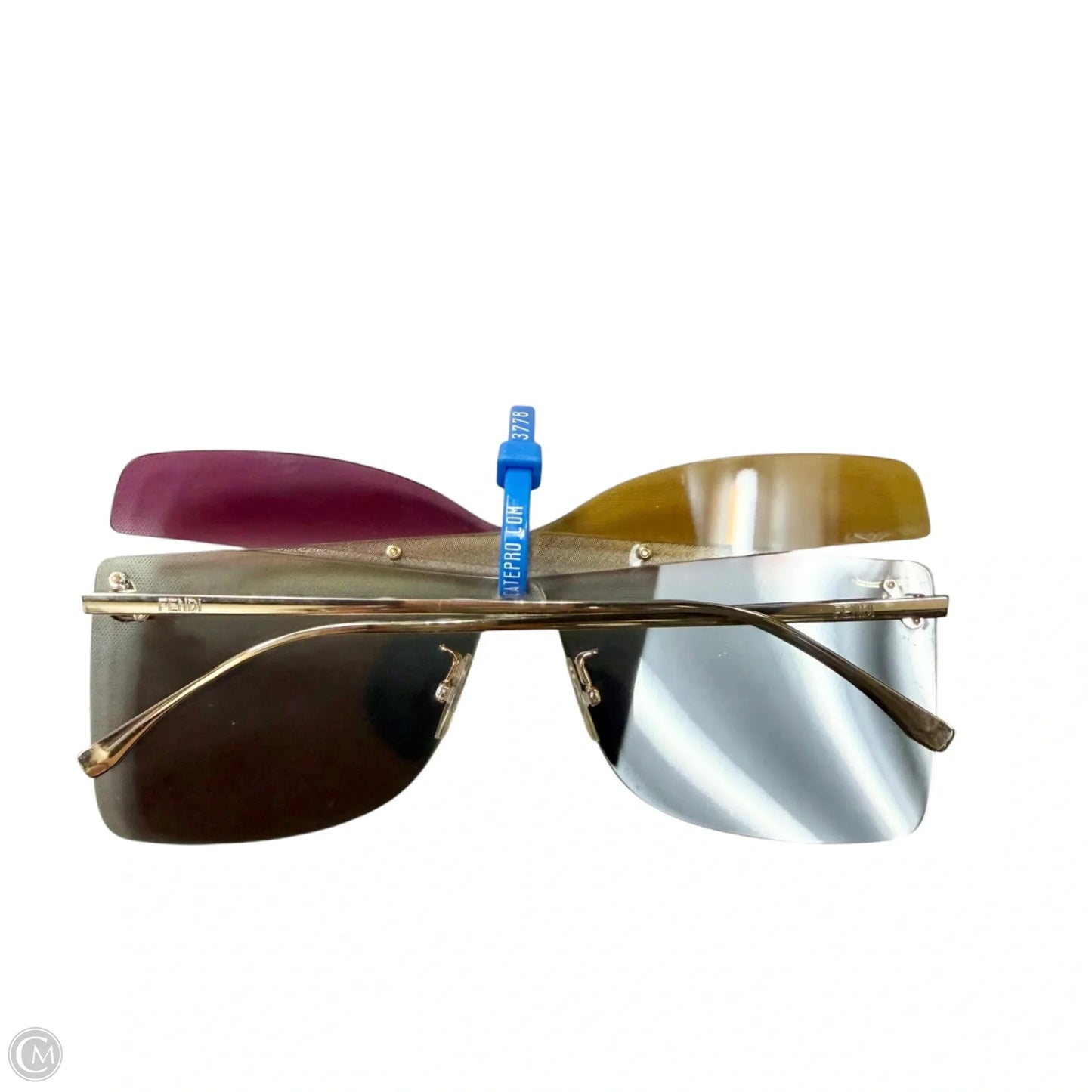 Sunglasses Luxury Designer By Fendi, Size: Large
