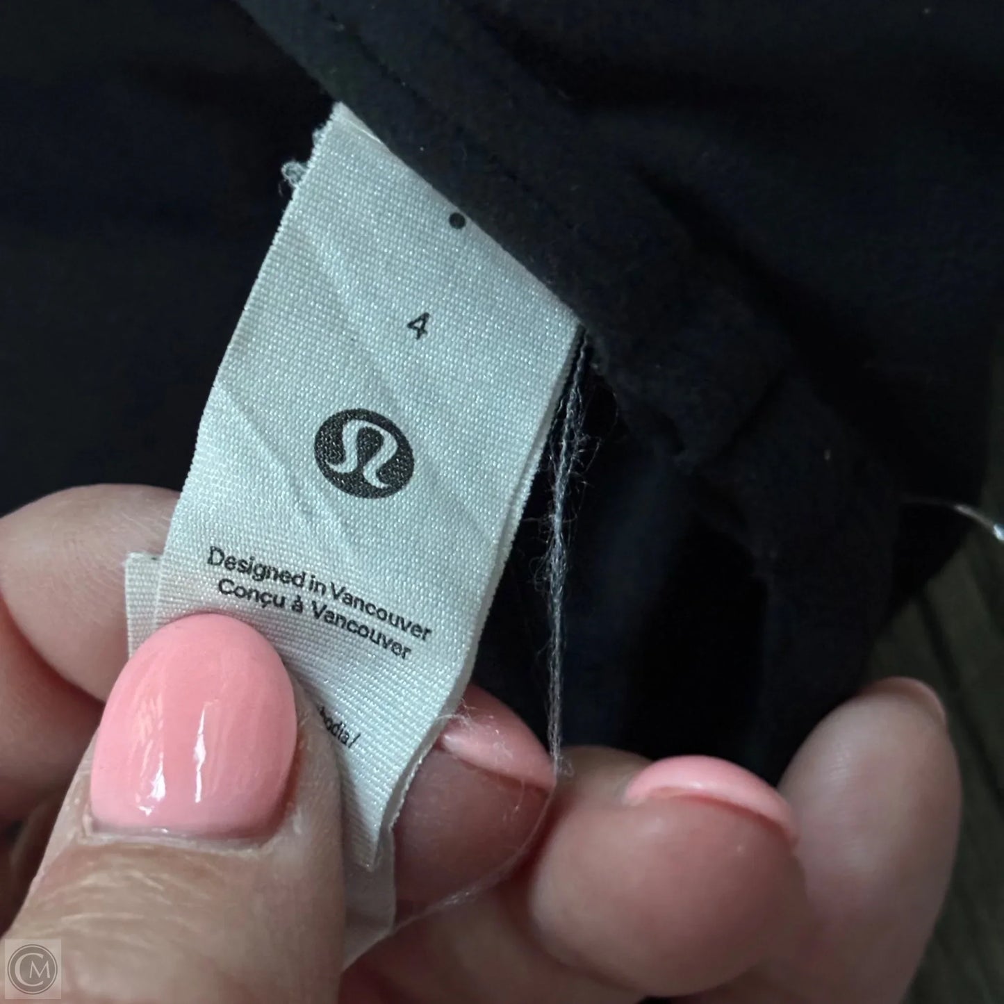 Athletic Bra By Lululemon In Black, Size: S