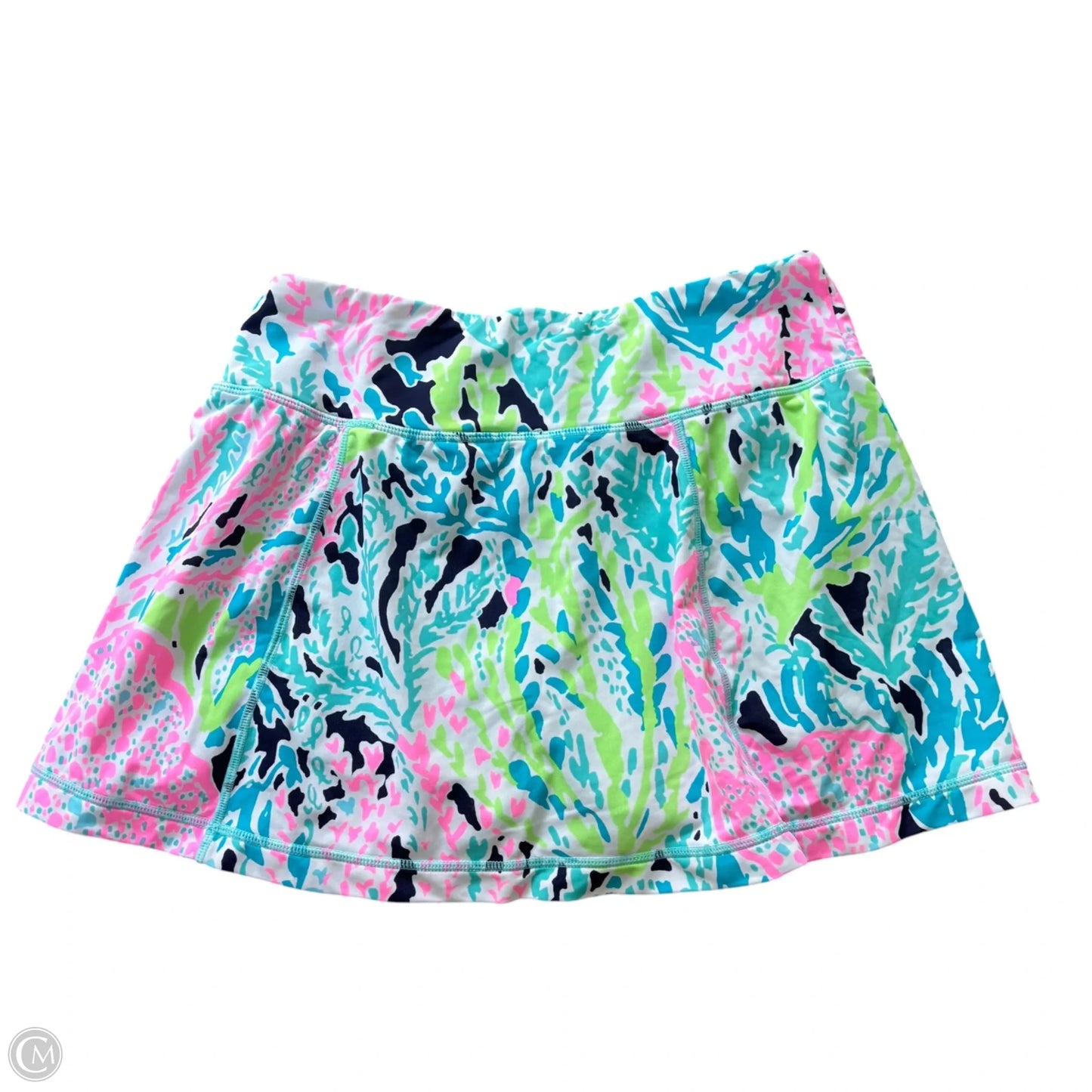Skort Designer By Lilly Pulitzer In Blue & Pink, Size: Xs