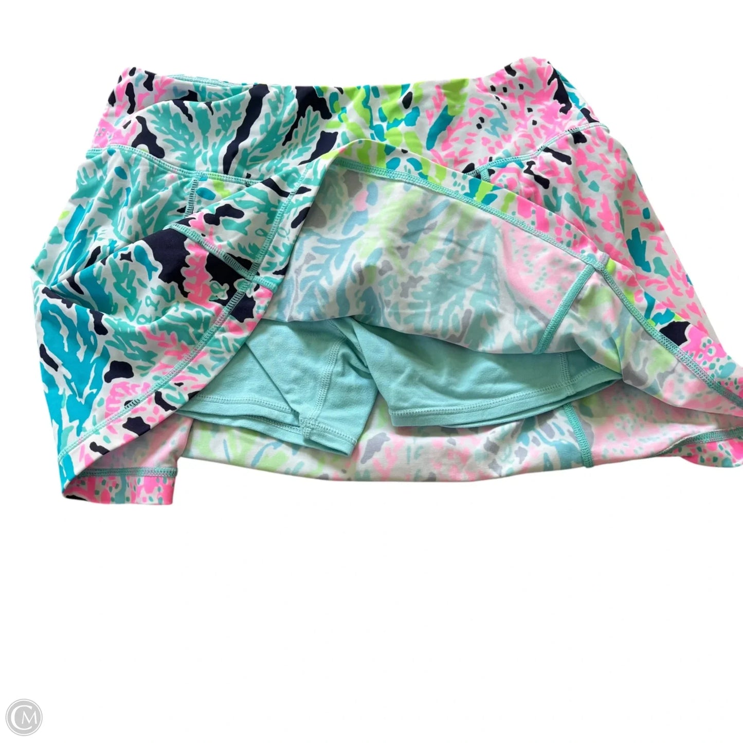 Skort Designer By Lilly Pulitzer In Blue & Pink, Size: Xs