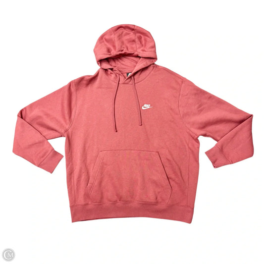 Athletic Sweatshirt Hoodie By Nike Apparel In Red, Size: Xl