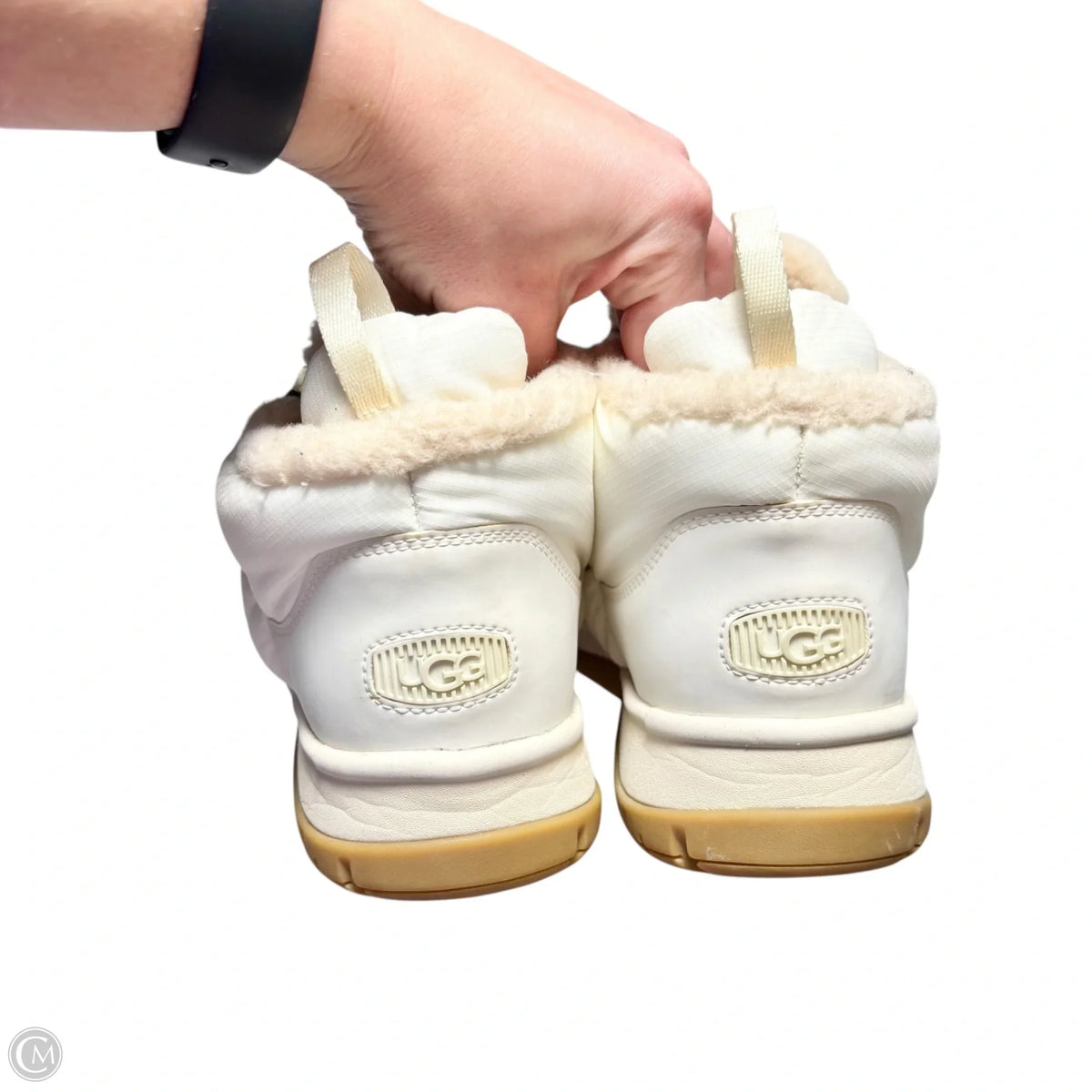 Boots Designer By Ugg In White, Size: 11