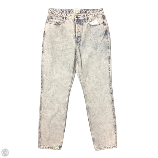 Jeans Straight By Sezane In Blue Denim, Size: 18