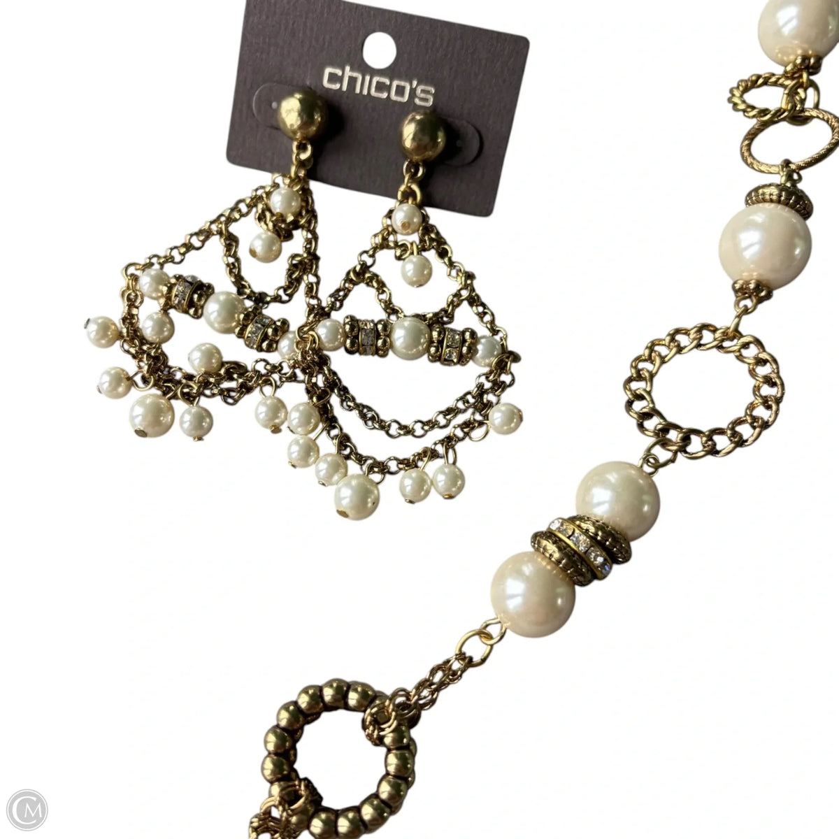 Necklace Set By Chicos, Size: 02 Piece Set
