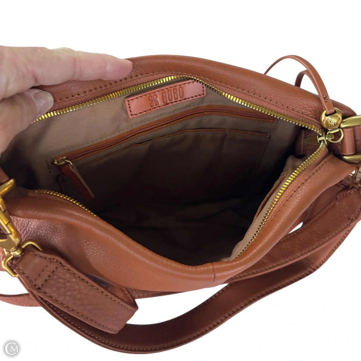 Crossbody Leather By Hobo Intl, Size: Medium