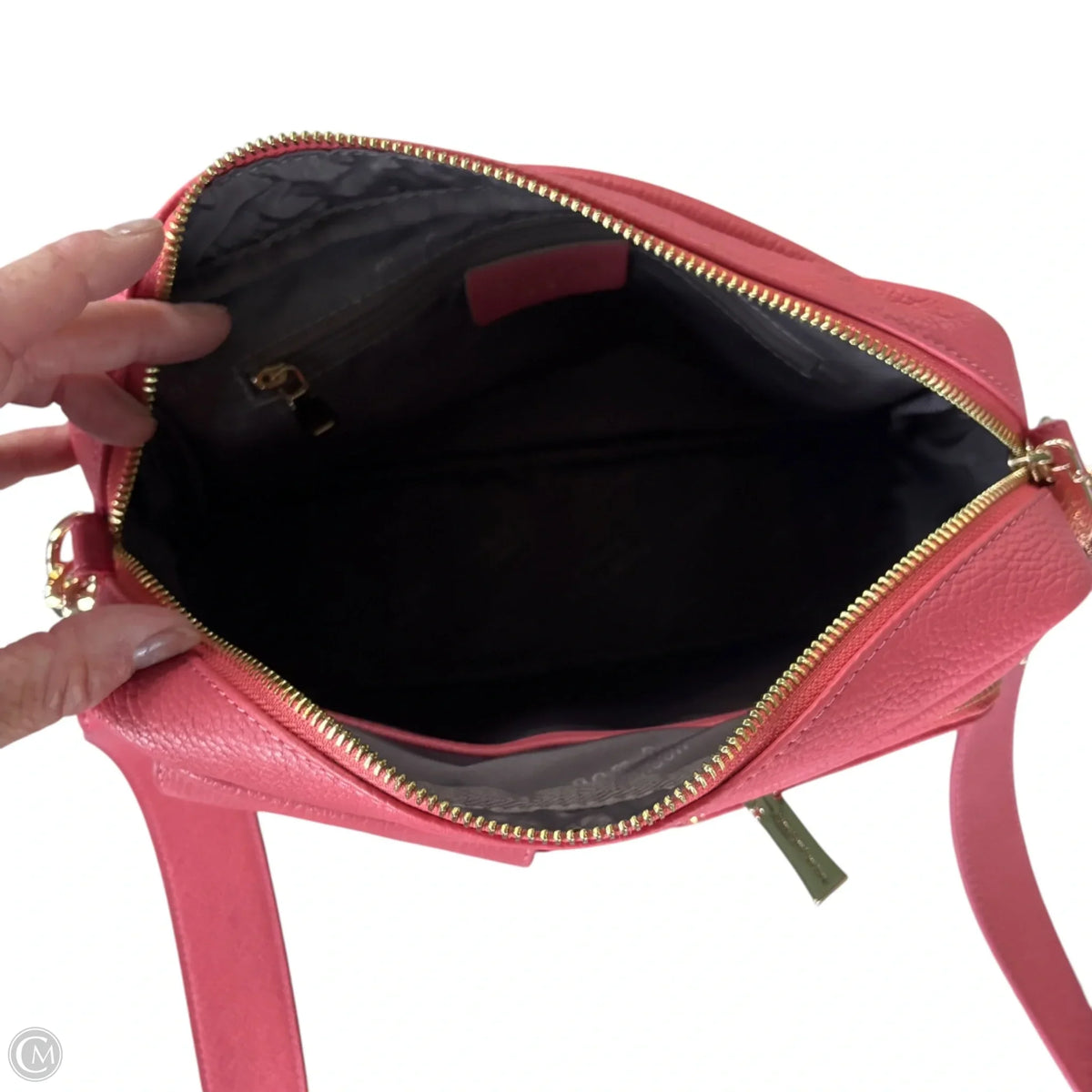 Crossbody Leather By Pom Pom London Size: Medium