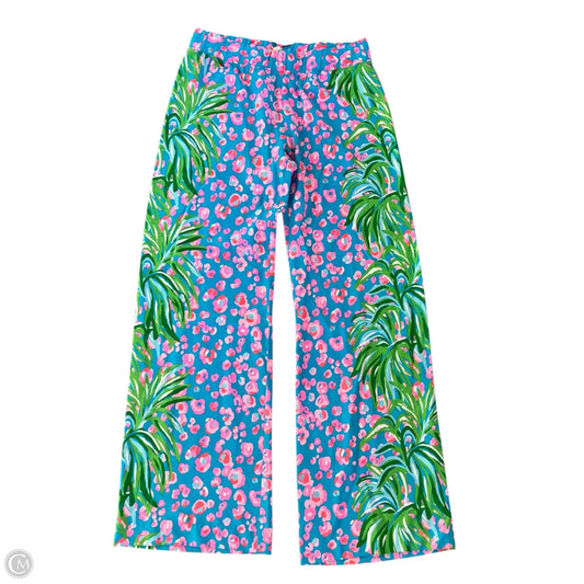 Pants Designer By Lilly Pulitzer In Blue & Green, Size: M