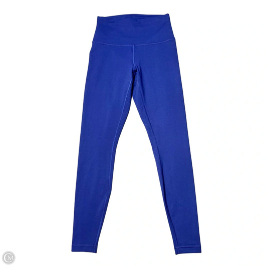 Athletic Leggings By Lululemon In Blue, Size: M