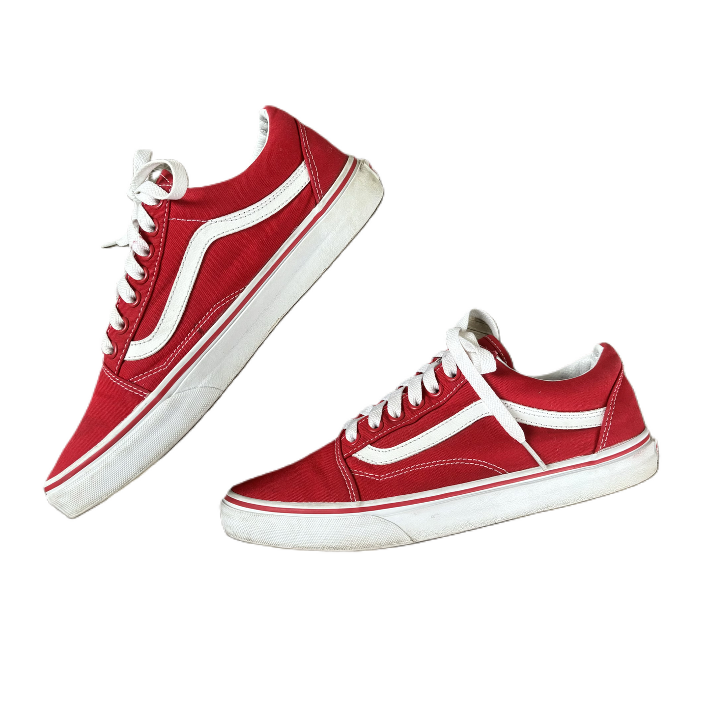 Shoes Sneakers By Vans in Red, Size: 10