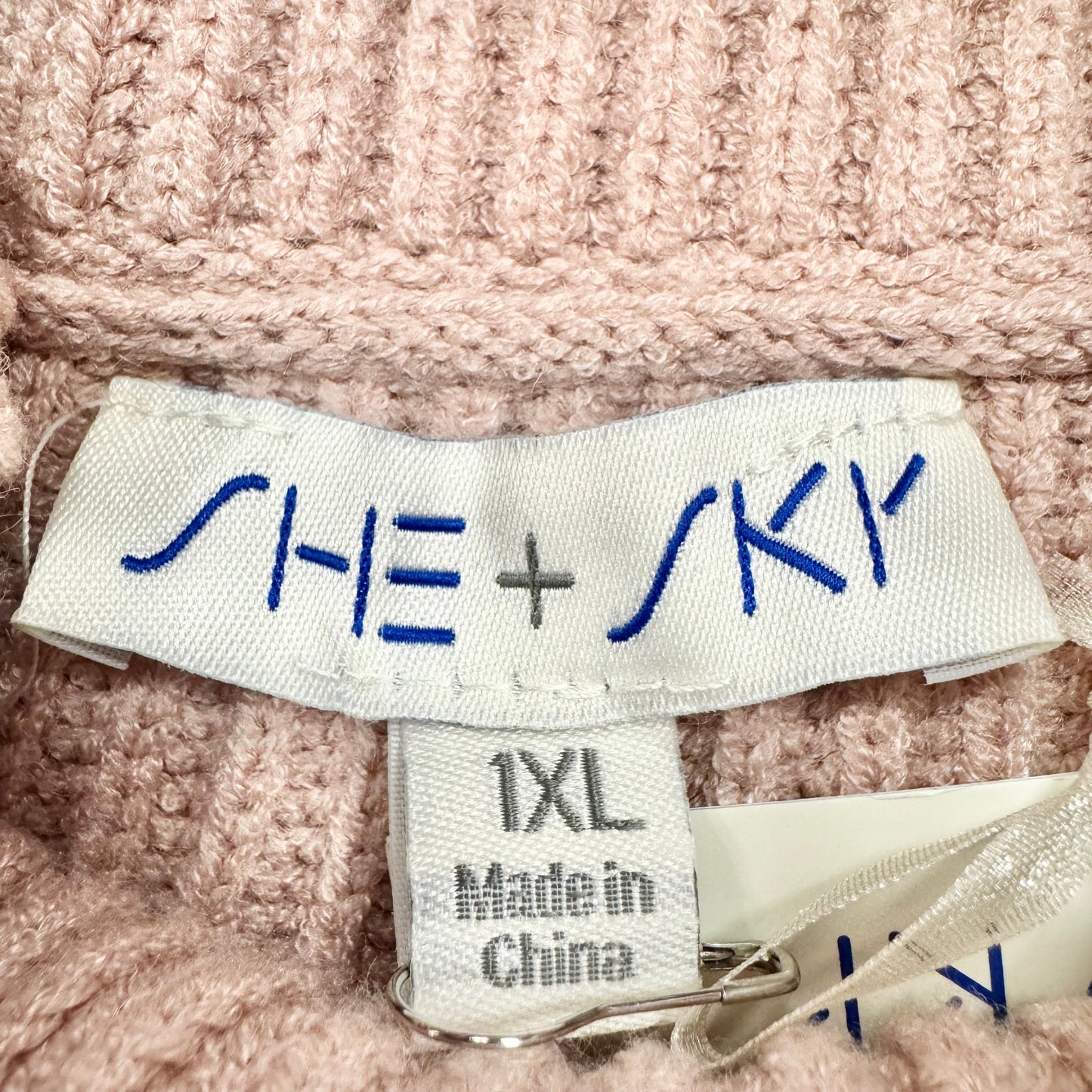 Sweater By She + Sky In Pink, Size: 1x