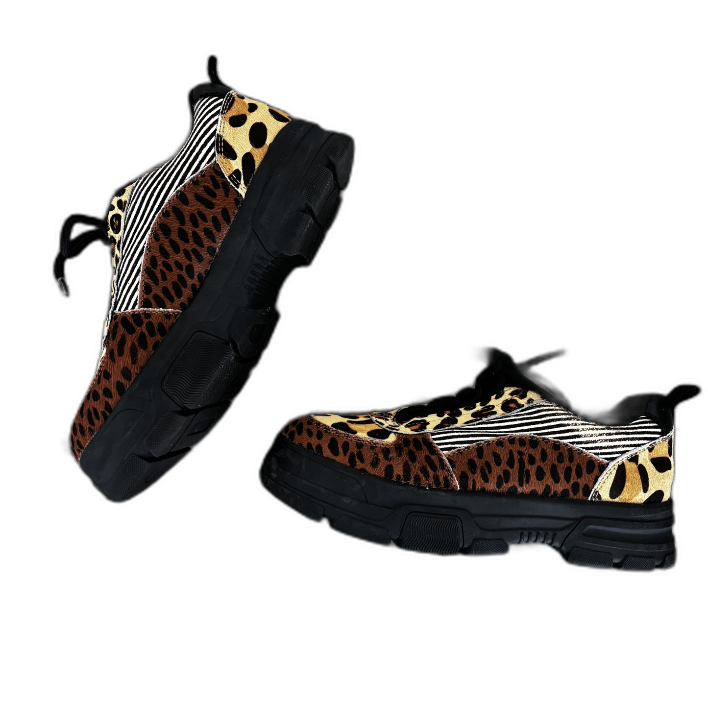 Shoes Sneakers By Steve Madden In Animal Print, Size: 6