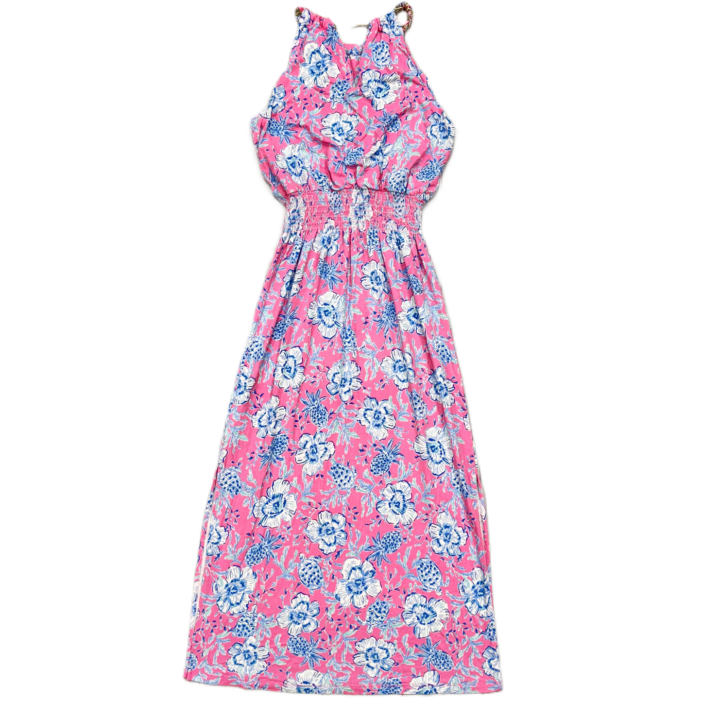 Dress Designer By Lilly Pulitzer In Blue & Pink, Size: Xs