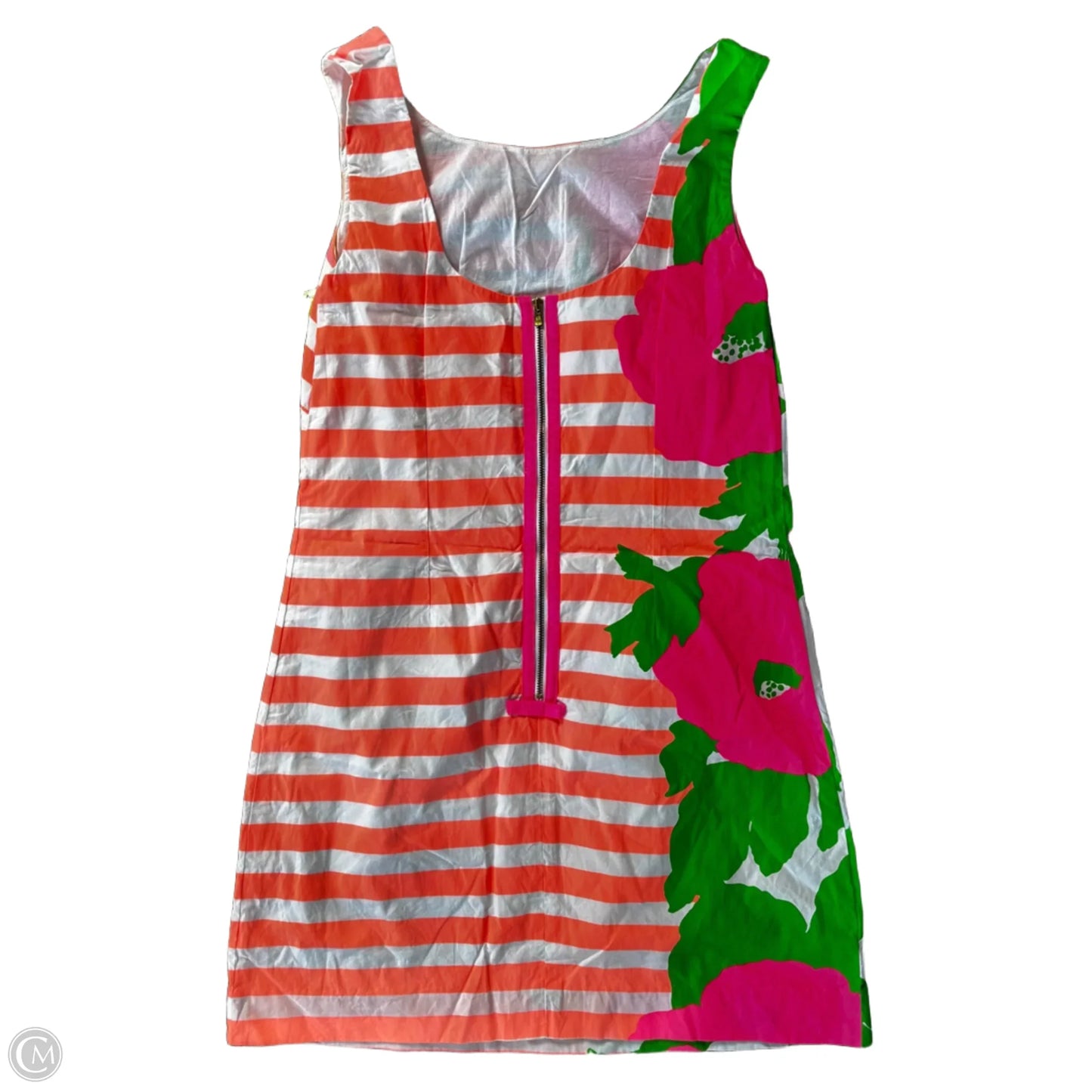 Dress Designer By Lilly Pulitzer In Orange & Pink, Size: S