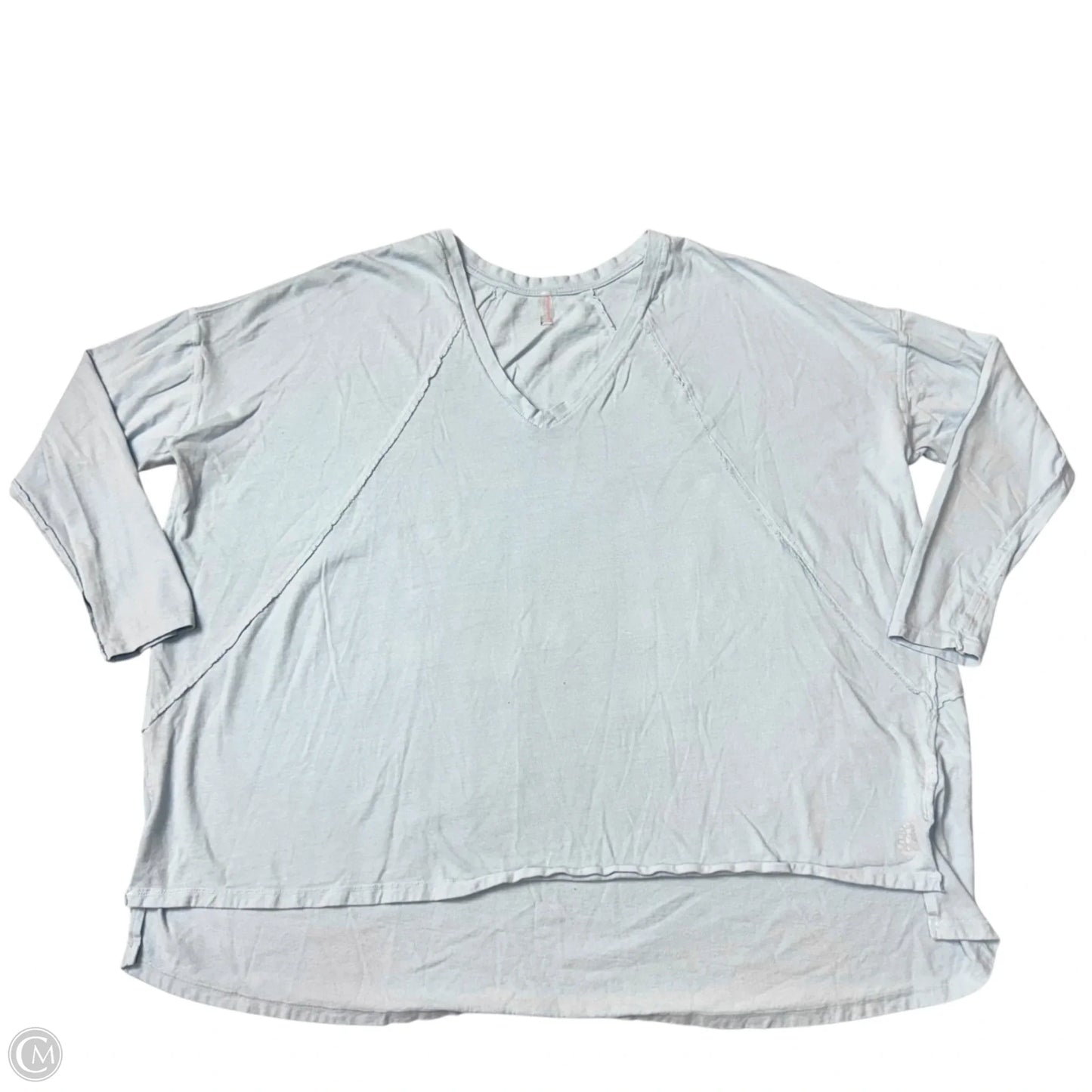 Top Long Sleeve By Free People In Blue, Size: S