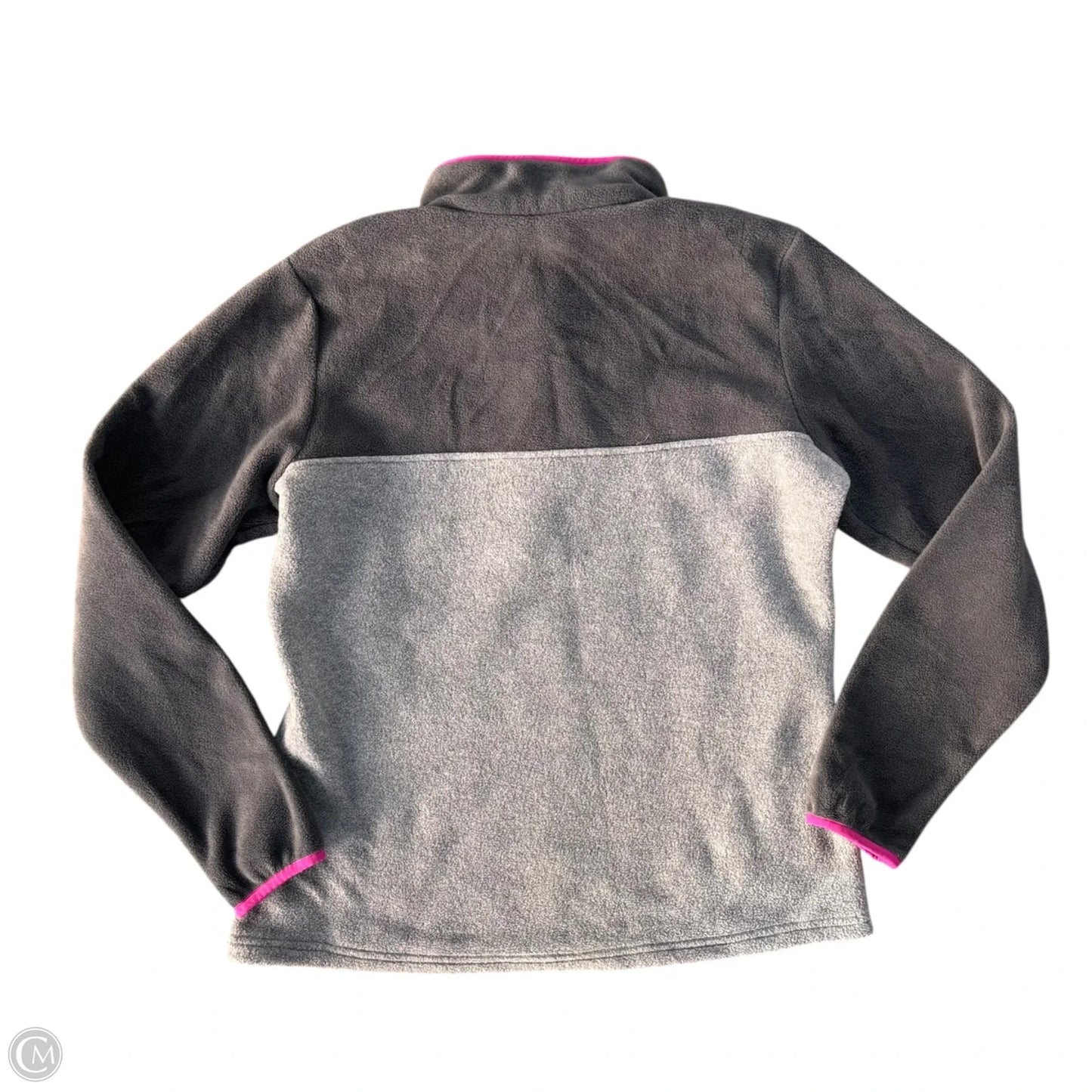 Athletic Fleece By Columbia In Grey & Pink, Size: M