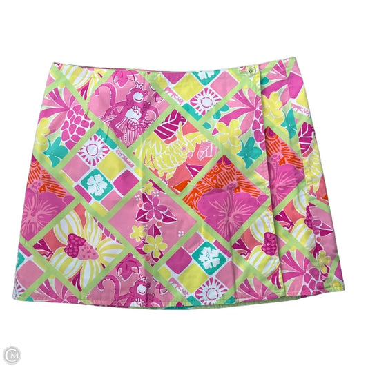 Skirt Designer By Lilly Pulitzer In Pink & Yellow, Size: S