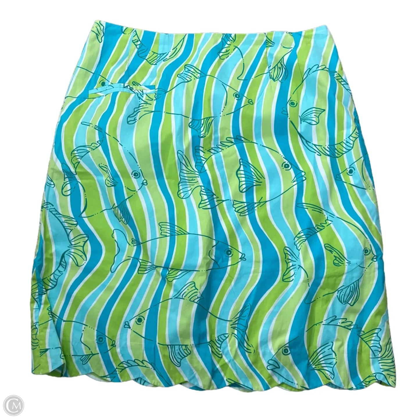 Skirt Designer By Lilly Pulitzer In Blue & Green, Size: S