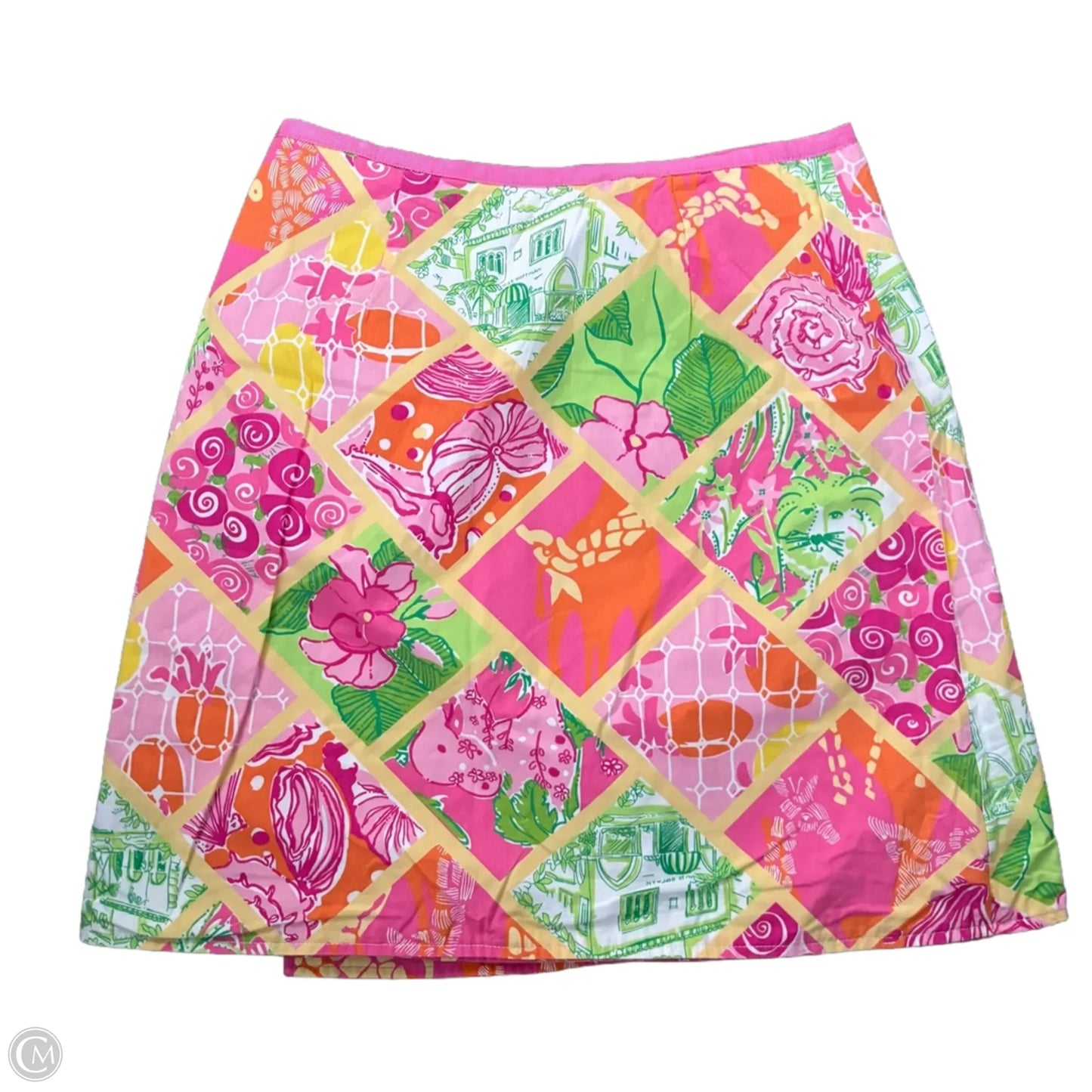 Skirt Designer By Lilly Pulitzer In Orange & Pink, Size: S