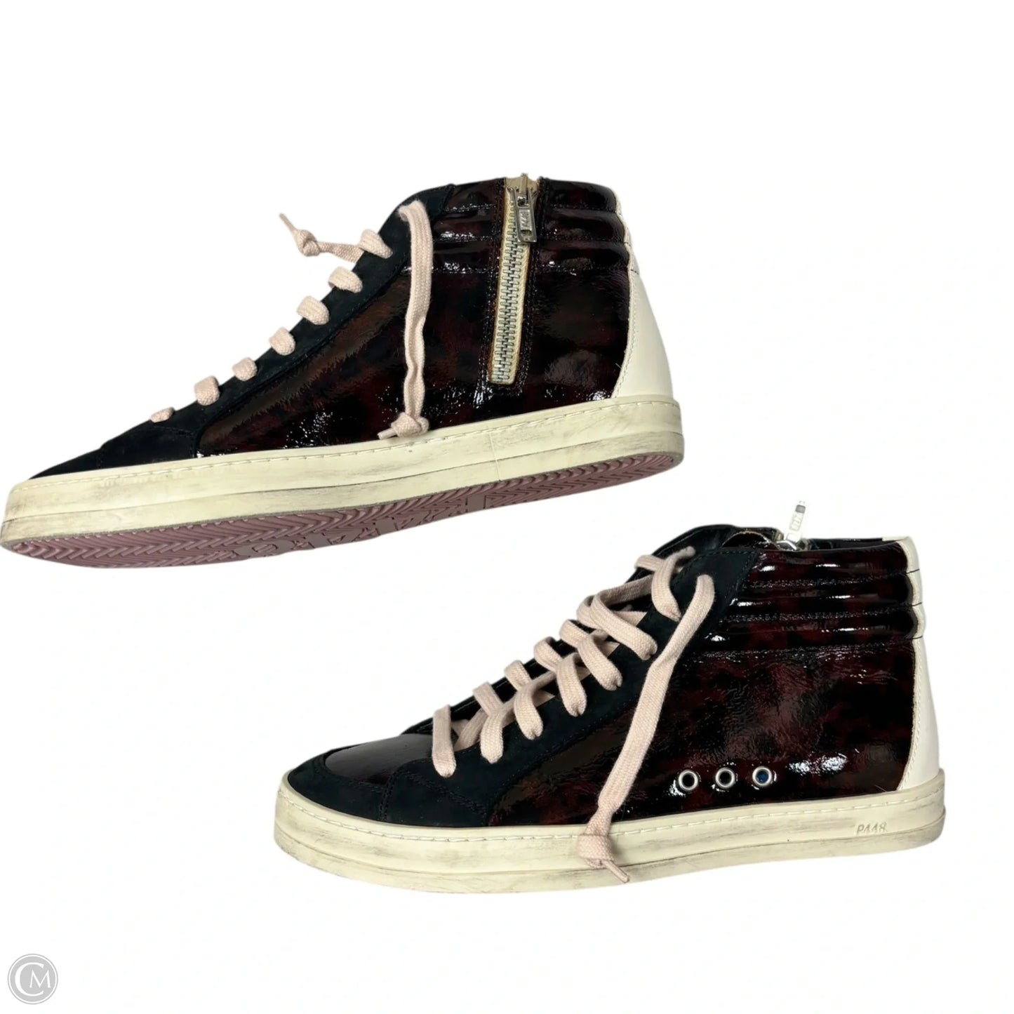 Shoes Sneakers By P448 In Black & Brown, Size: 6.5