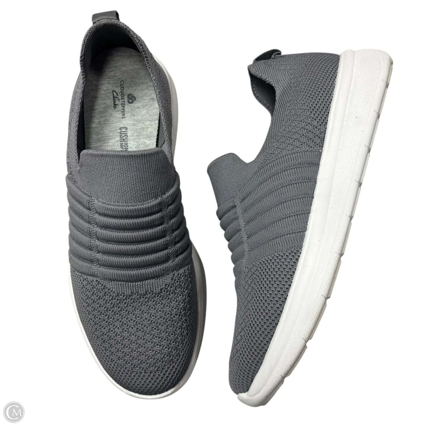 Shoes Sneakers By Clarks In Grey, Size: 9.5