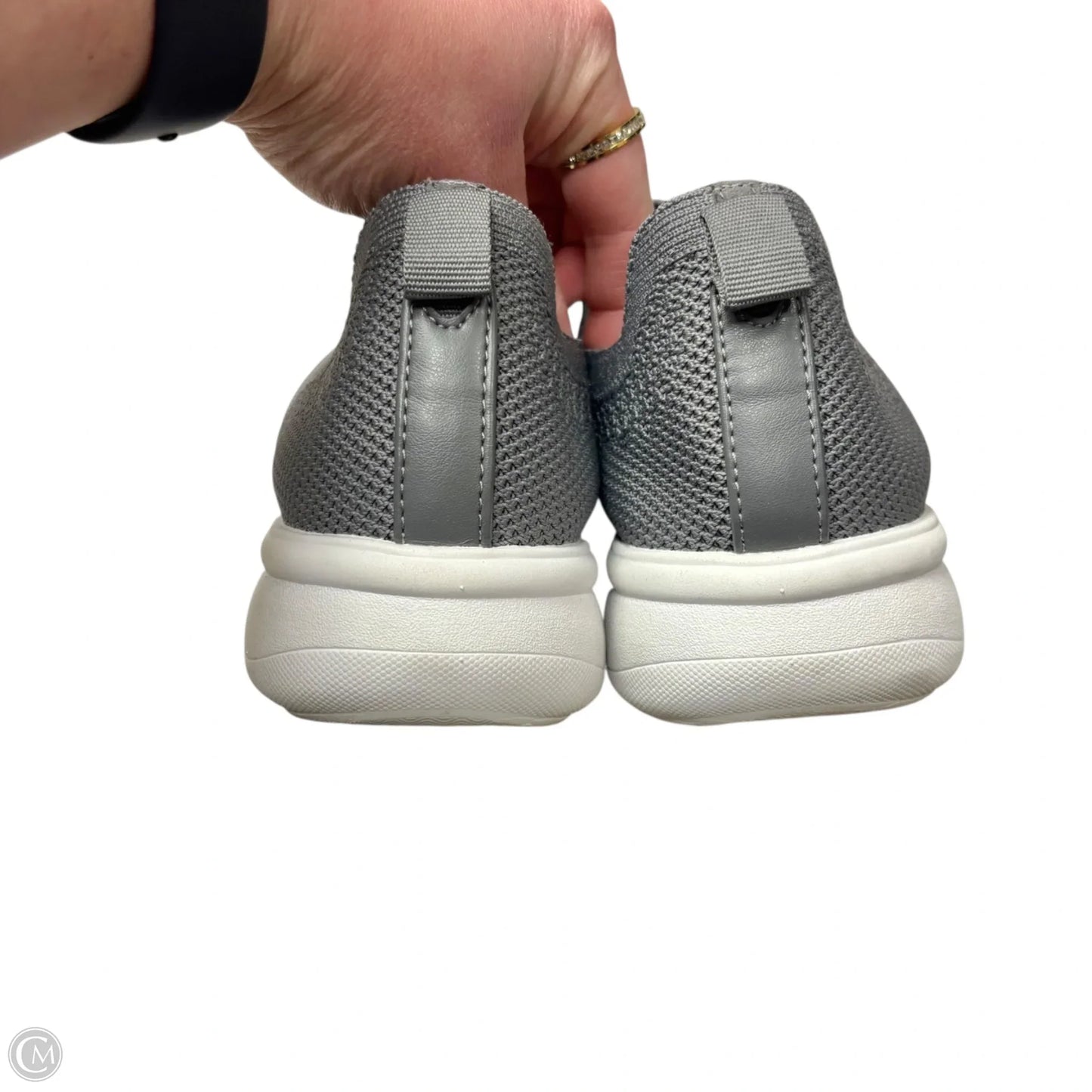 Shoes Sneakers By Clarks In Grey, Size: 9.5