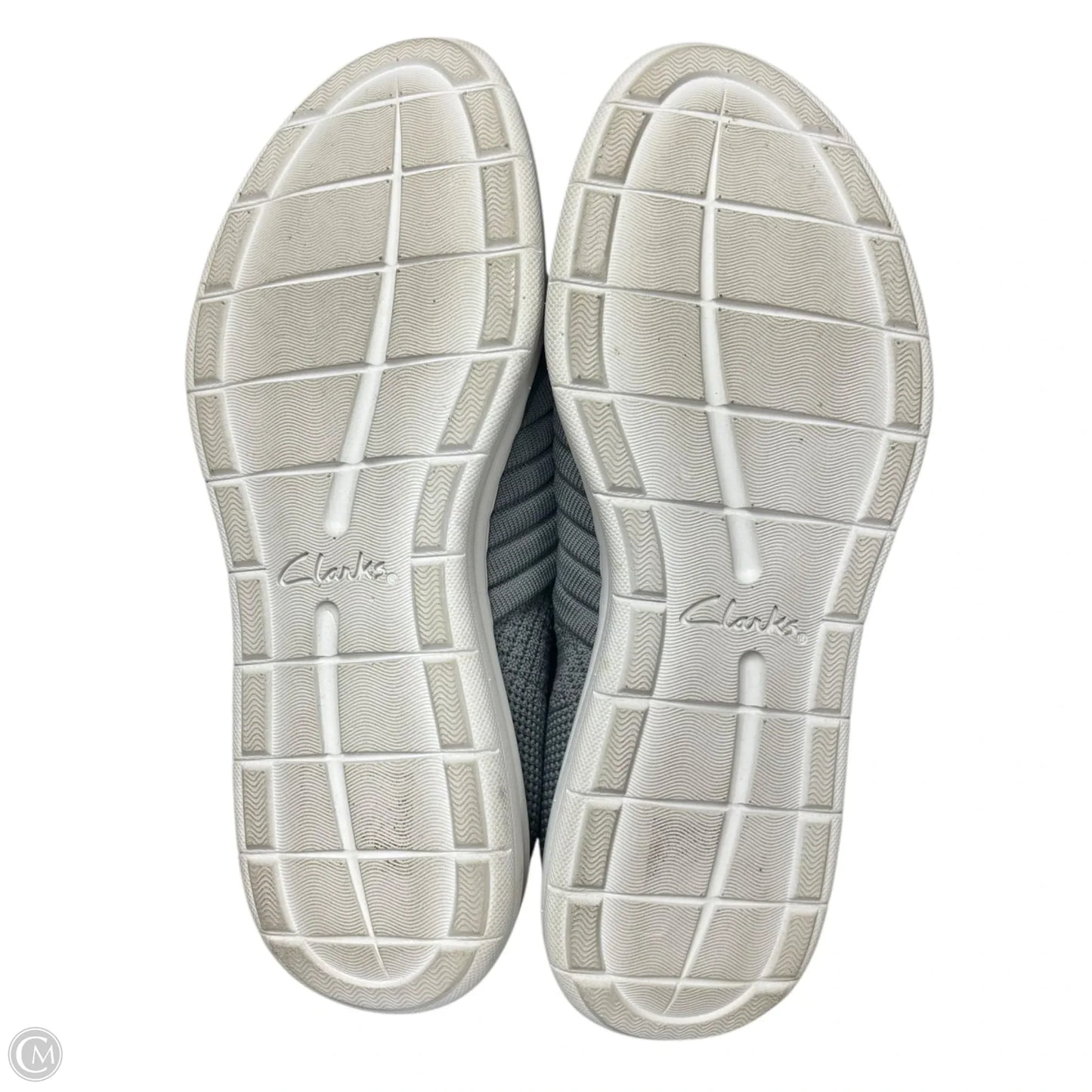 Shoes Sneakers By Clarks In Grey, Size: 9.5