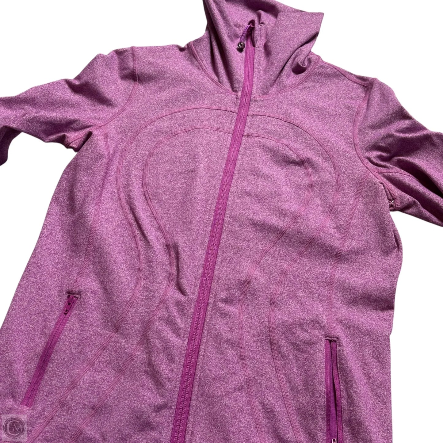 Athletic Jacket By Lululemon In Purple, Size: S