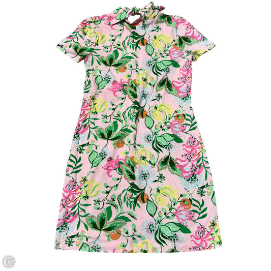 Dress Designer By Lilly Pulitzer In Green & Pink, Size: S