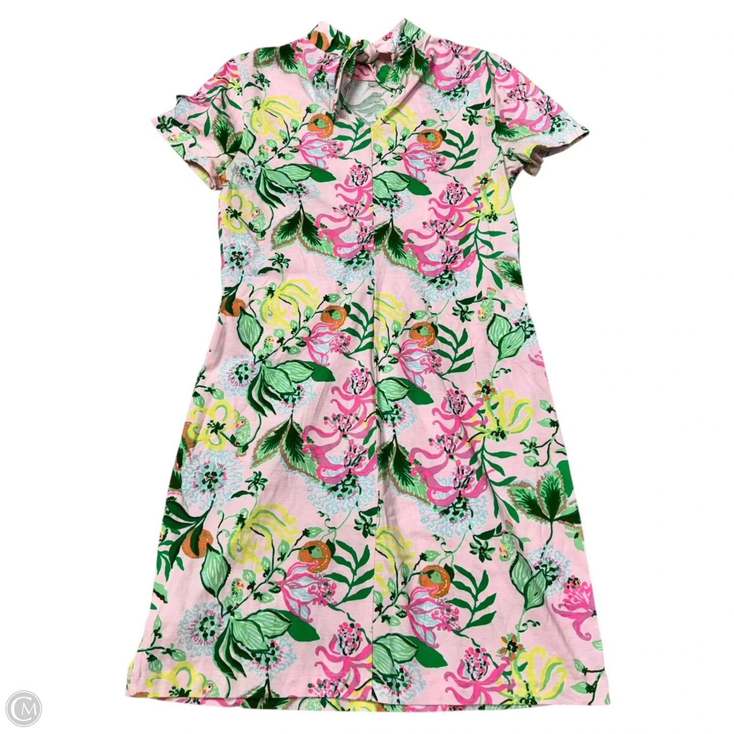 Dress Designer By Lilly Pulitzer In Green & Pink, Size: S