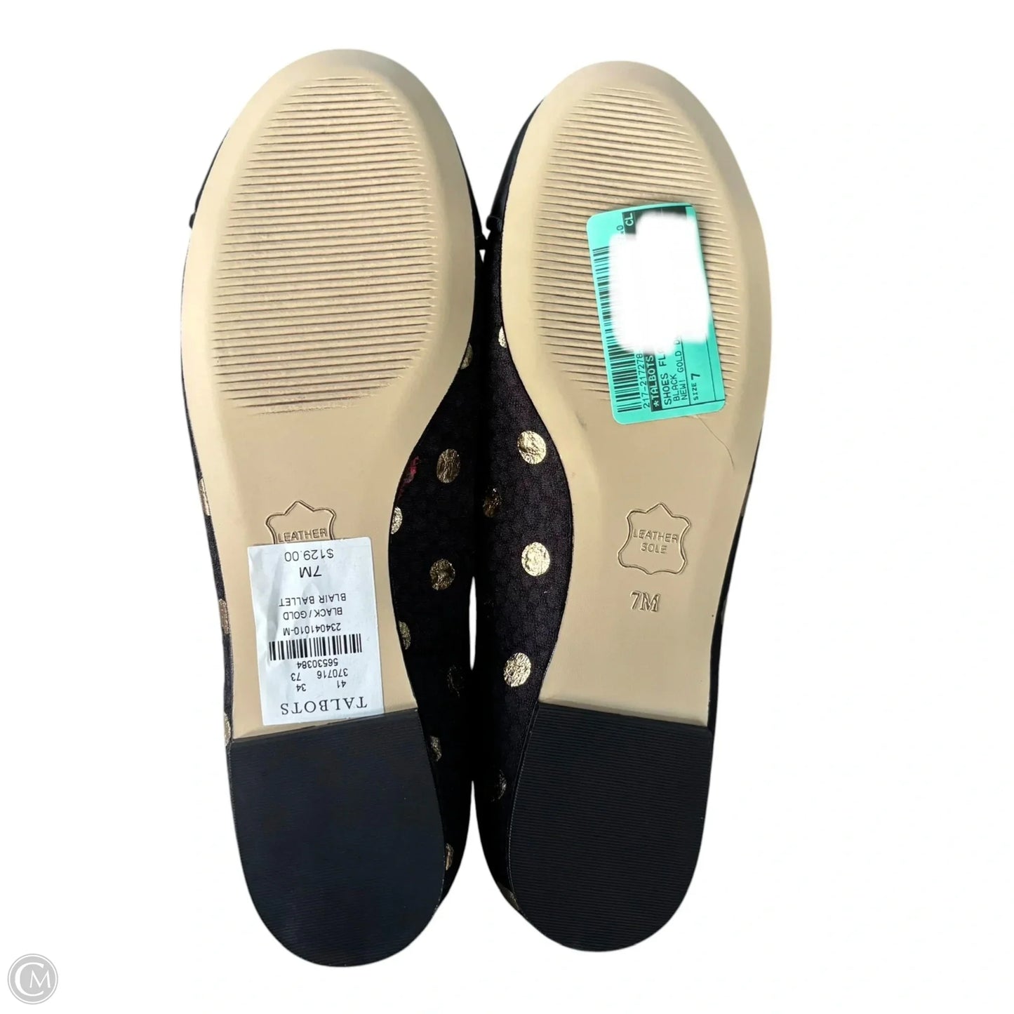 Shoes Flats By Talbots In Black, Size: 7
